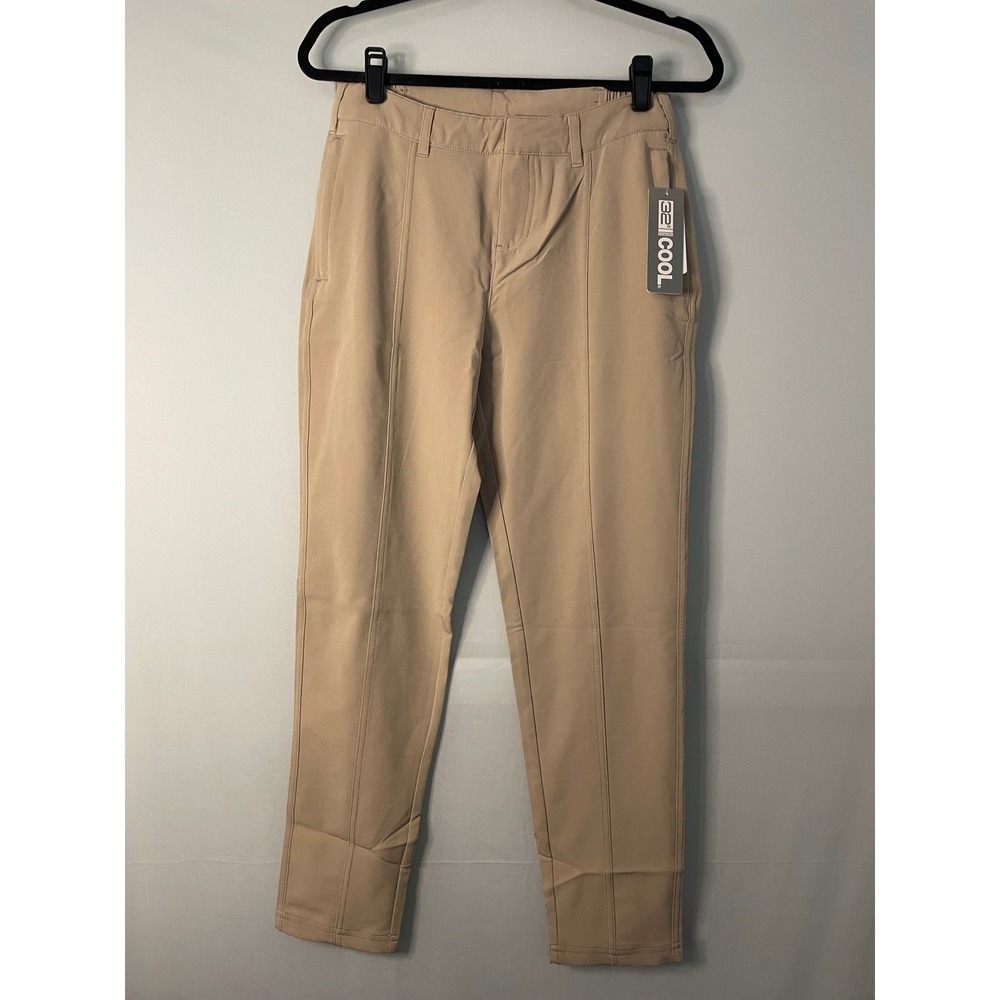 NWT 32 Degrees Heat & Cool Women's Size 2 Beige‎ Stretch Pants Elastic Waist